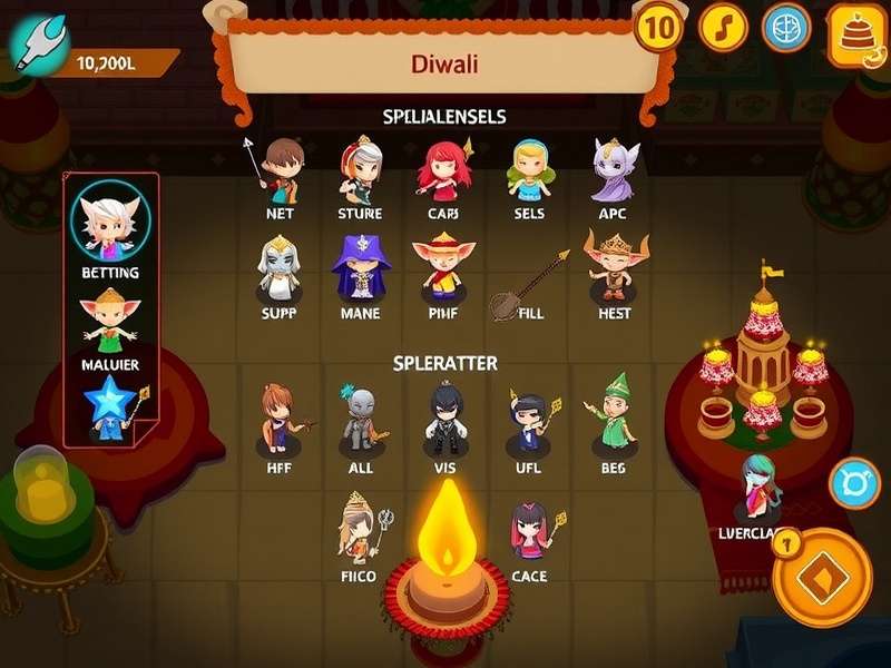 Malad Magicians special Diwali event showcasing festive decorations and characters